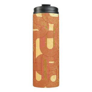 Termo Resumen de la vendimia geométrica colorida.