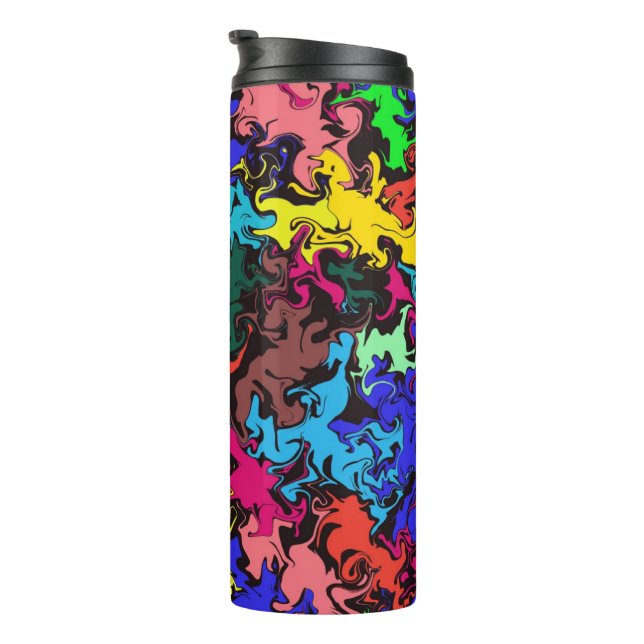 Termo Resumen de las tortillas coloridas / (Rotado hacia la derecha)