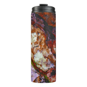 Termo Resumen de mármol de cristal de cuarzo de fuego