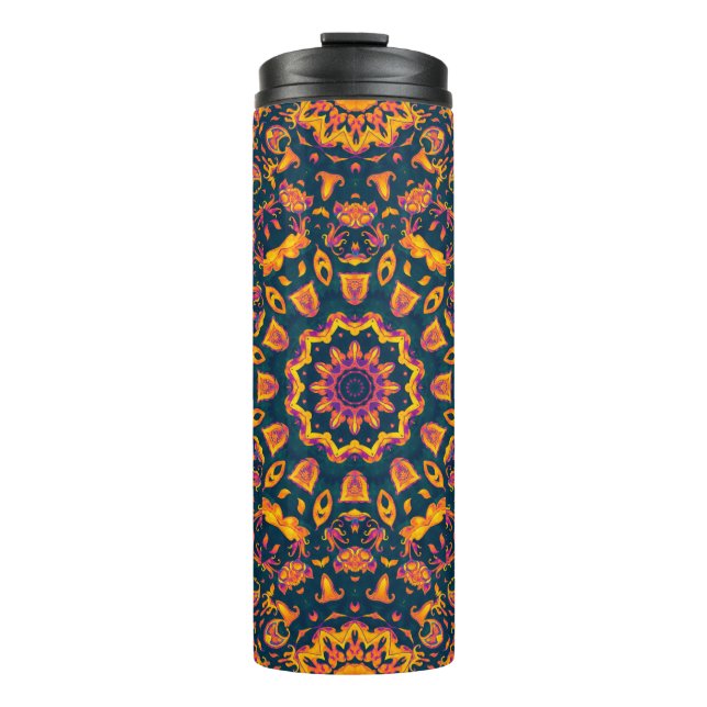 Termo Resumen de patrón islámico, estilo árabe. Sin inco (Anverso)