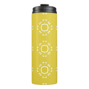 Termo Resumen de un patrón sin fisuras de color amarillo
