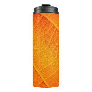 Termo Resumen de un texto de hoja naranja y amarillo