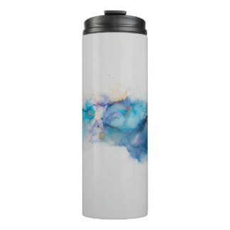 Termo Resumen del fondo del arte de la tinta del alcohol