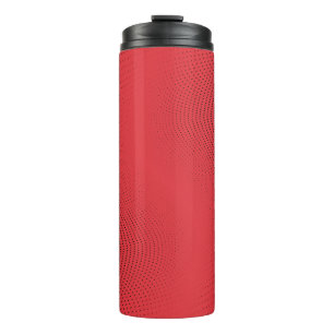 Termo Resumen del patrón de semitono monocromo rojo. Cur
