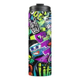 Termo Resumen del patrón personalizado sin fisuras. Repe