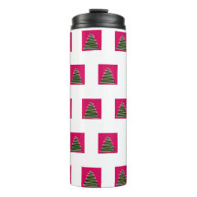 Resumen del tumblador térmico del árbol de Navidad