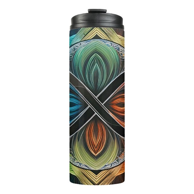 Termo Resumen infinito de la máscara tribal africana de  (Anverso)