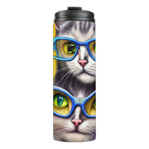 Termo Resumen Los Gatos Hippie Se Unieron Con Gafas