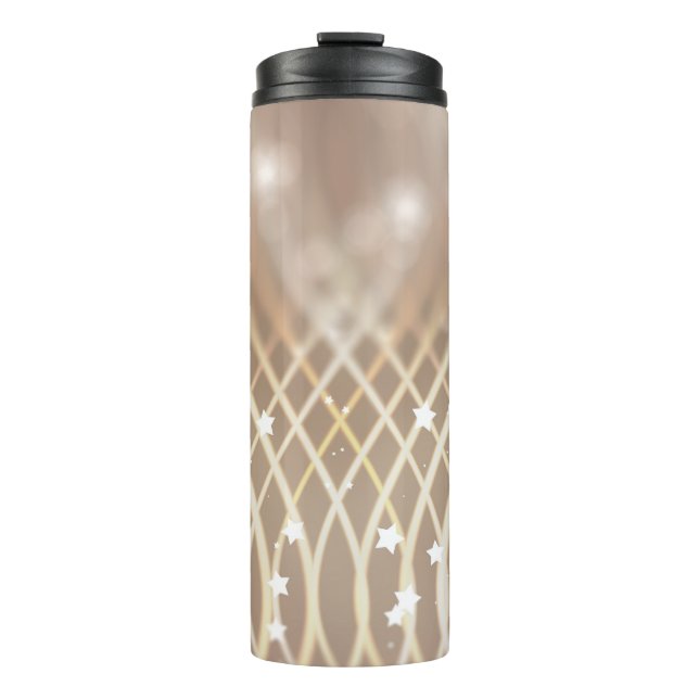 Termo Resumen Marrón, fondo de las olas. (Anverso)