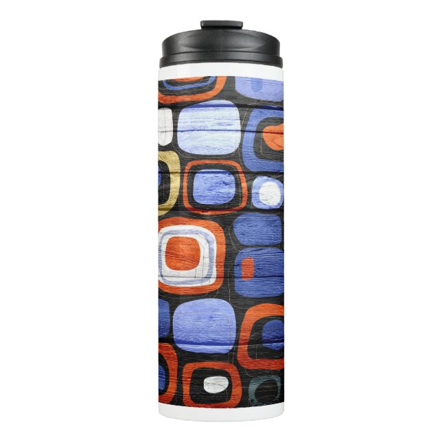 Termo Resumen moderno Aspecto de madera Pastel (Anverso)