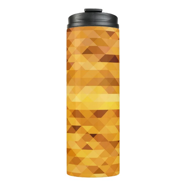 Termo Resumen mosaico digital naranja amarillo mosaico p (Anverso)