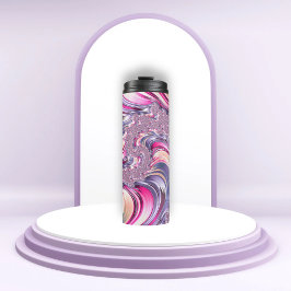 Termo Resumen Pink Purple Spiral Fractal