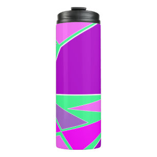 Termo Resumen Púrpura, Rosa, Verde, Guay