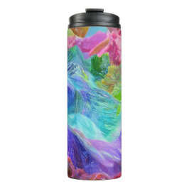 Termo Resumen vibrante de la montaña de cristal