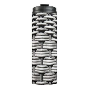 Termo Resumen y diseño del patrón gris