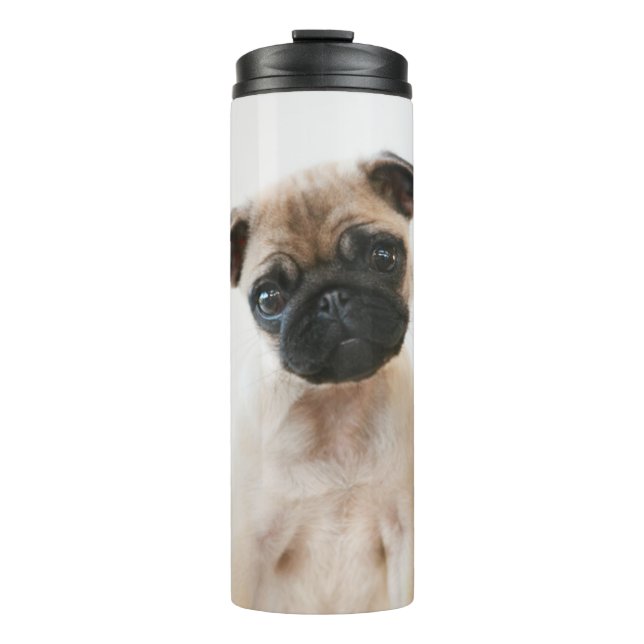 Termo Retrato de Baby Pug (Anverso)