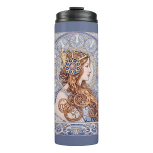Termo Retrato de Reina Art Nouveau