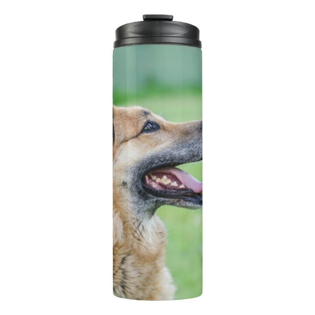 Termo Retrato lateral del Pastor Alemán (Anverso)