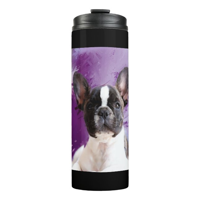 Termo Retrato Pug Art Cute Pug (Anverso)