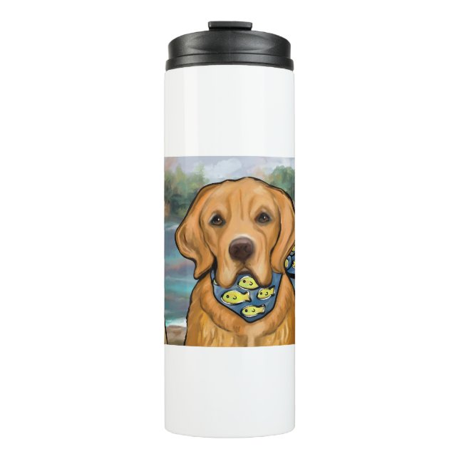 Termo Retriever Dorado (Anverso)