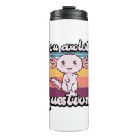 Retro 90s Axolotl Divertido Tú Preguntas de Axolot
