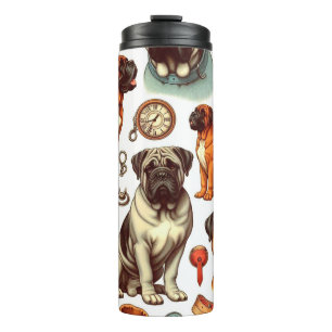 Termo Retro Bullmastiff Seamless