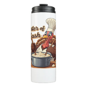 Termo Retro Chef Turkey Thanksgiving Classic T-Shirt.png