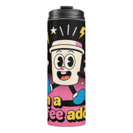 Termo Retro Coffee Addict Thermal TumblerThermal Tumbler