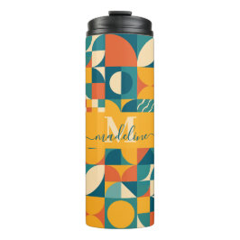 Termo Retro Geométrico Personalizado