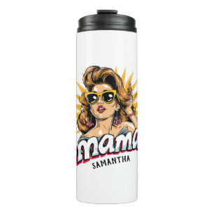 Termo Retro mamá pop Art 1 personalizado