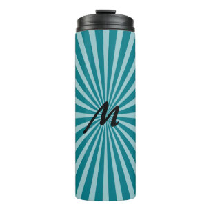 Termo Retro Rays blanco transparente + tu idea
