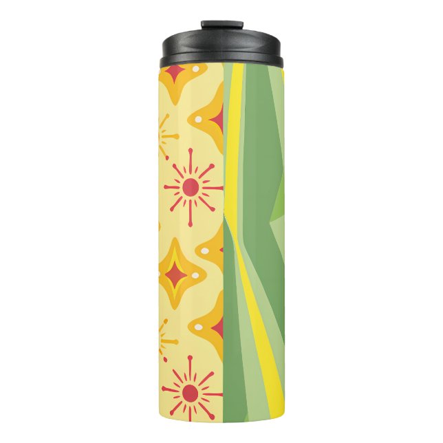 Termo Retro Sunshine Patterns – Bold Colorful  (Anverso)