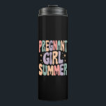 Termo Revelación de embarazo Chica preñado Baby Shower<br><div class="desc">Revelación de embarazo Chica preñado Baby Shower</div>