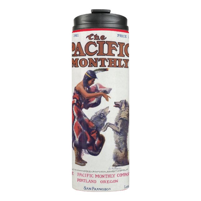 Termo "Revista mensual de la época del Pacífico de 1911" (Anverso)