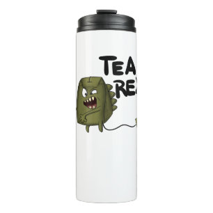 Termo rex de té, dinosaurio divertido