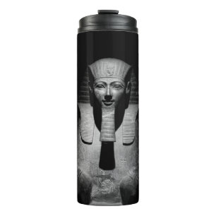 Termo Rey faraón blanco y negro