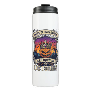 Termo Reyes Halloween Nacen Octubre Corona Calabaza Murc