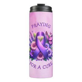 Termo Rezando por una cura | Cáncer de páncreas