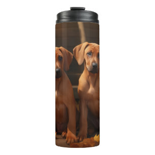 Termo Rhodesia Ridgeback Puppy Calabaza deslumbrante de