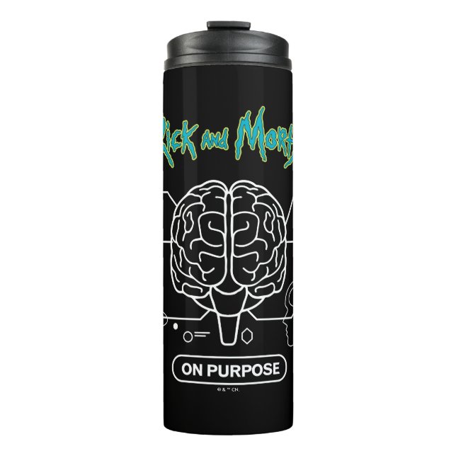 Termo RICK Y MORTY™ | Descargar Cerebro de Respaldo (Anverso)