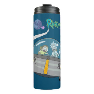 Termo RIQUEZA Y MORTY™  Desembarque En Barco Espacial