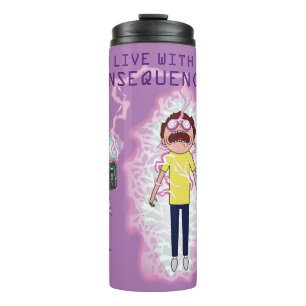 Termo RIQUEZA Y MORTY™  Vives Con Las Consecuencias