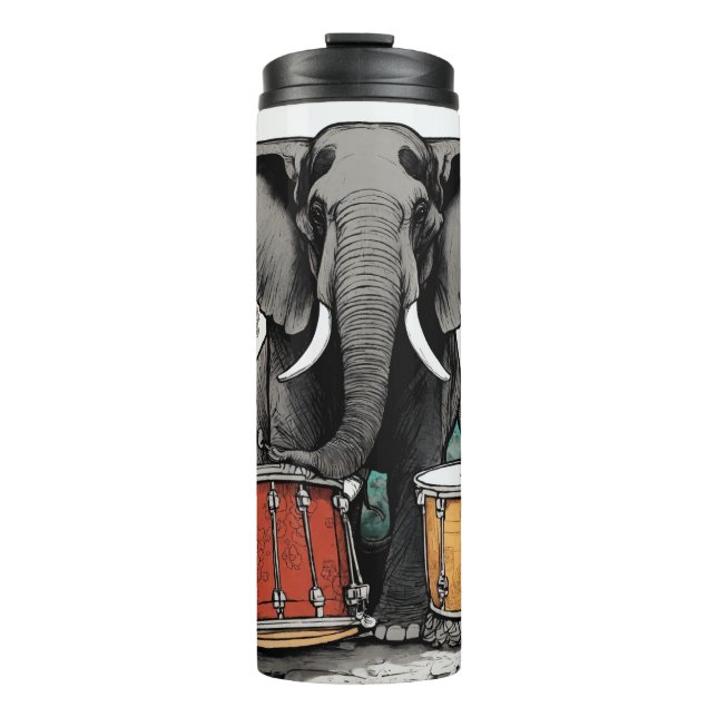 Termo Ritmo del Caos: El Elefante Redoblante (Anverso)