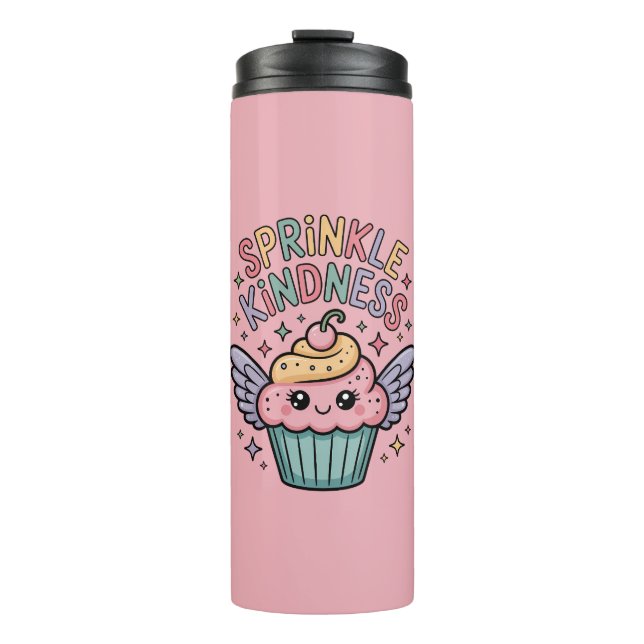 Termo Rocía Amabilidad | Cupcake (Anverso)