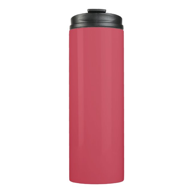 Termo Rojo ladrillo (color sólido) (Anverso)