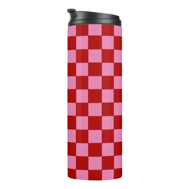 Termo Rojo y rosado caliente bajo control (Rotado hacia la derecha)