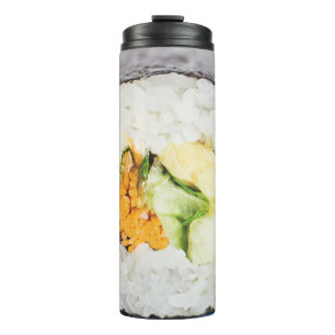 Termo Rollo de sushi Pescado y arroz