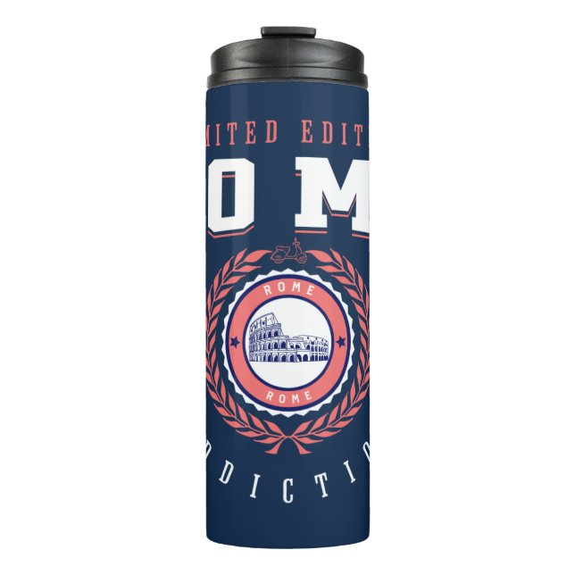 Termo Roma Italia Estilo Deportivo (Anverso)