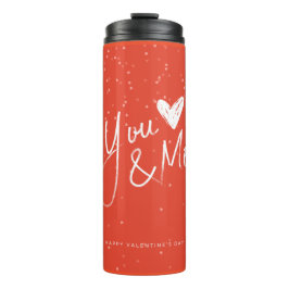 Termo Romantic Couple Love Gift Anniversary Tumbler Mug