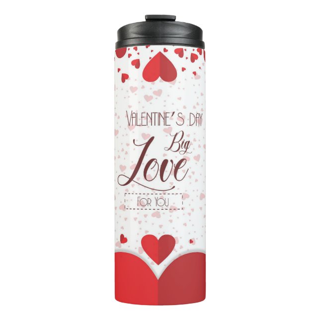 Termo Romántico "Big Love" Thermal Tumbler (Anverso)
